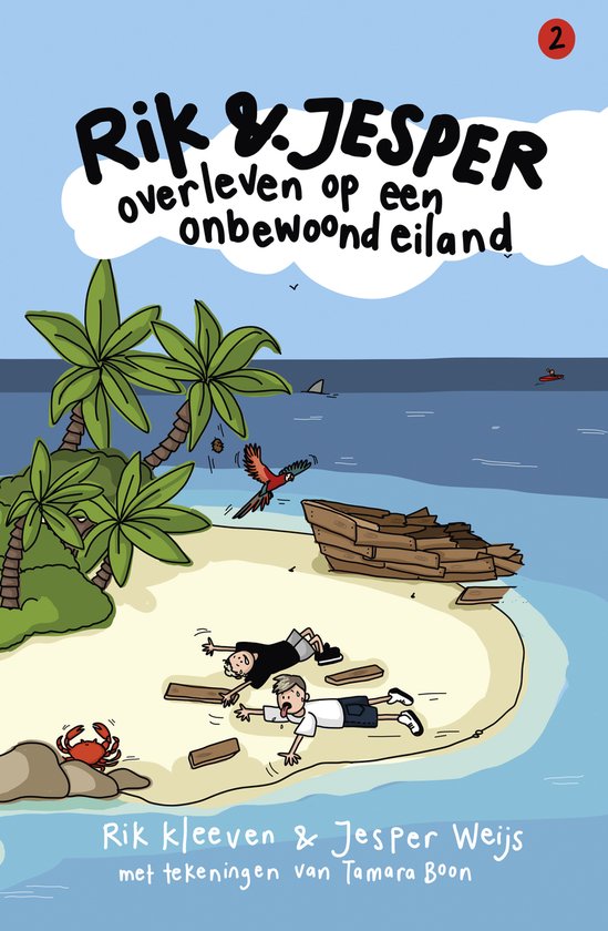 Rik en Jesper -  overleven op een onbewoond eiland